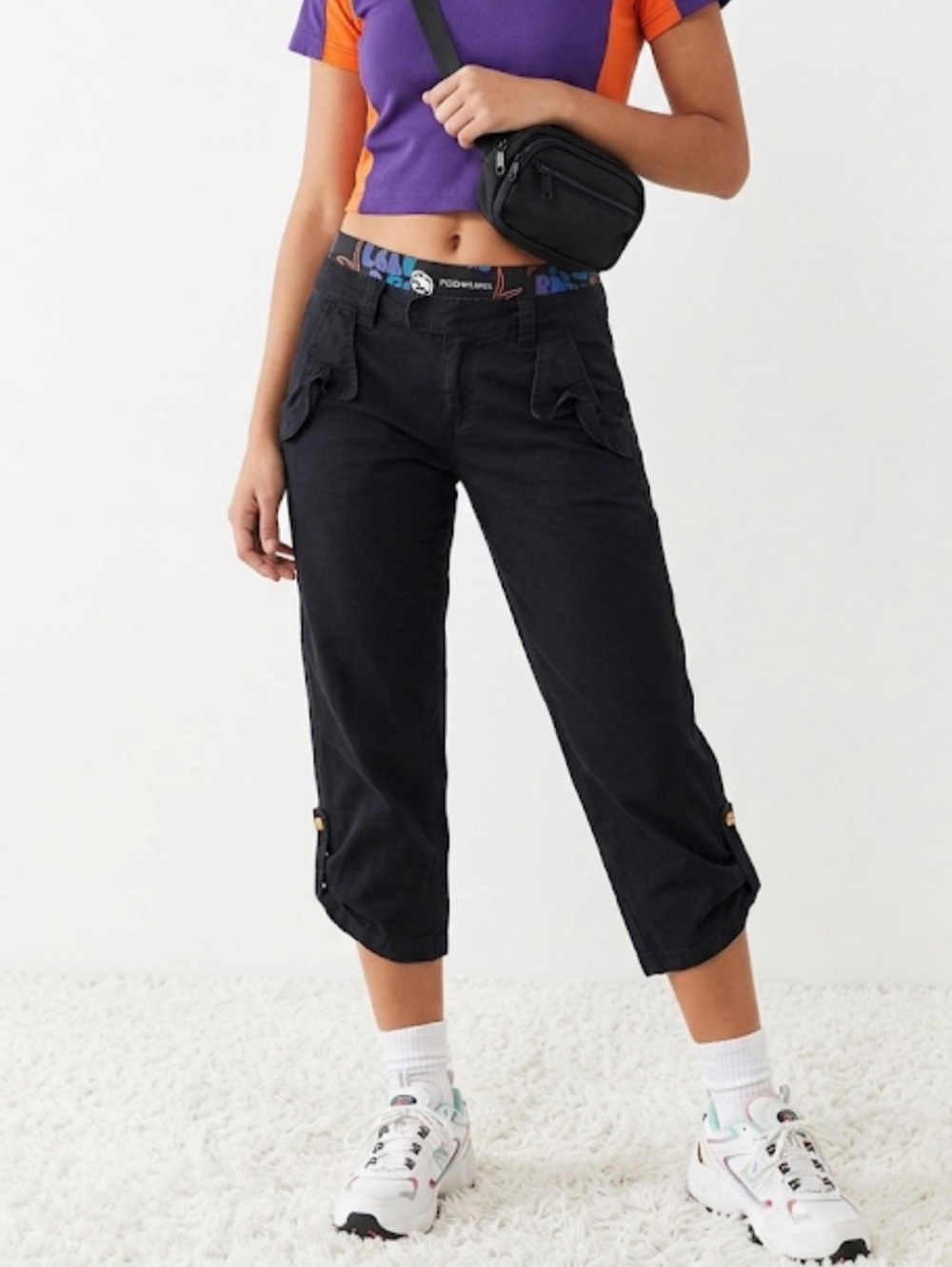 Y2K Ecko Red Cropped Pants